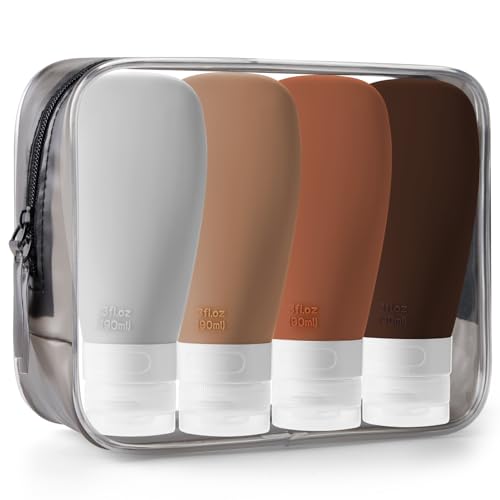 Travel Bottles for Toiletries (4 Count)