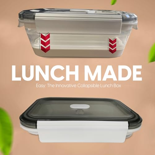 Collapsible Food Storage Containers with Lids (2 Count)