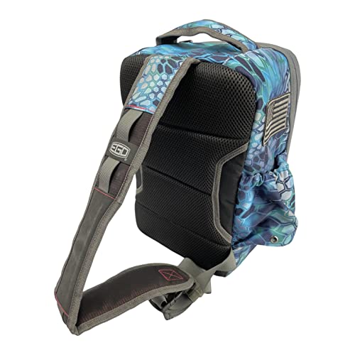 Kryptek Tactical Fishing Sling Pack with 3 Tackle Trays