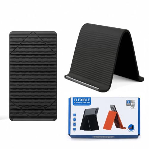 Flexible Silicone Phone Stand with Aluminum Core