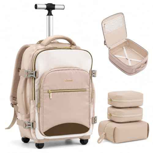 Rolling Backpack with Wheels