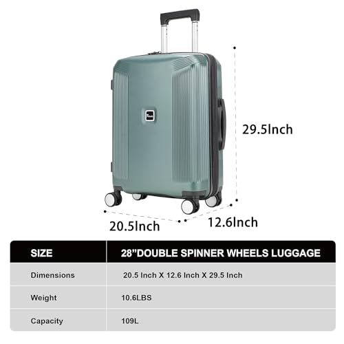 2 Piece Hardshell Suitcases Set 20 (2 Count)