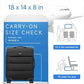 18x14x8 Underseat Carry On Bag