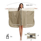 Adult Rain Poncho Waterproof Hooded Zipper Raincoat with Pockets