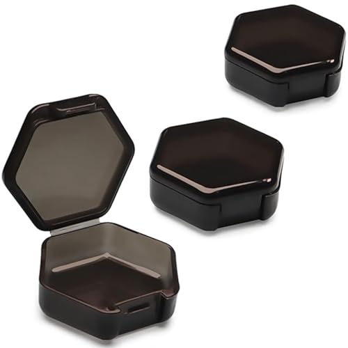Small Pill Case Travel Pill Box Cute Pill Organizer for Purse Portable Daily Medicine Organizer 1 Compartment Pill Holder for Vitamins (3 Count)