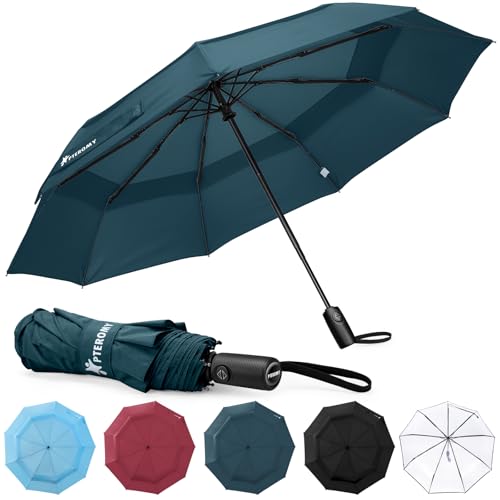 Windproof Travel Umbrellas for Rain and Sun
