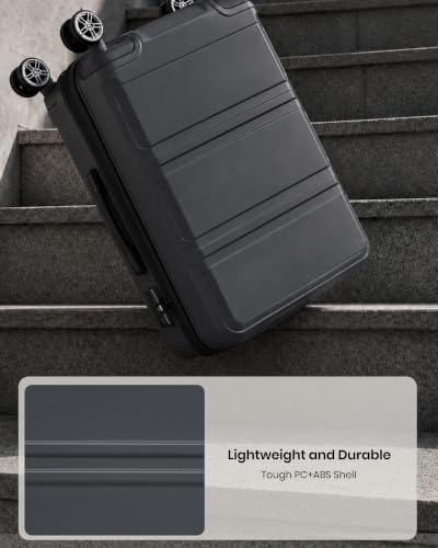 28 Inch Luggage Expandable Suitcase with Spinner Wheels TSA Lock