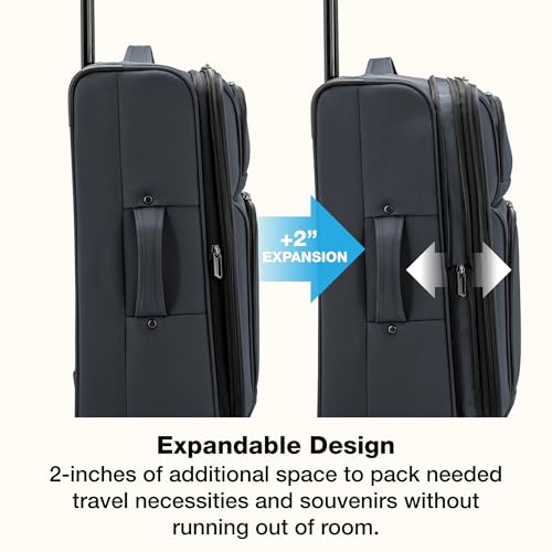 Anzio Softside Expandable Luggage with Spinner Wheels