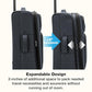 Anzio Softside Expandable Luggage with Spinner Wheels