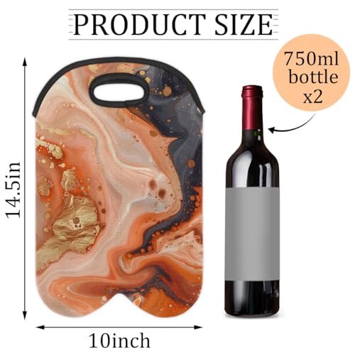 Wine Carrier Tote Personalized Bag for 2 Bottles