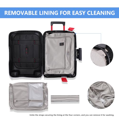 Zipperless Luggage Set 2 Pieces (2 Count)