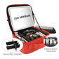 Travel Makeup Bag with LED Mirror Travel Makeup Organizer with 3 Lighted Settings