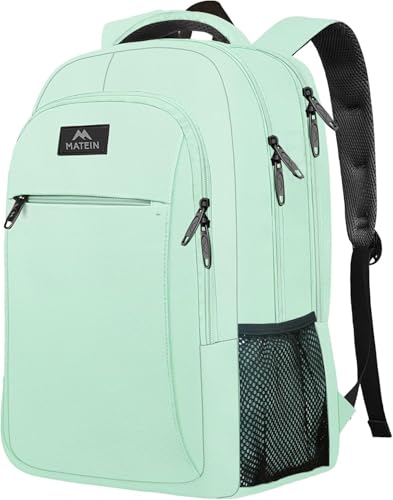 Mint Green Travel Laptop Backpack