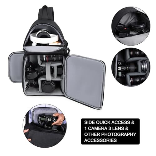 Camera Bag Sling Backpack for DSLR