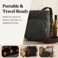 6 Bottle Waxed Canvas Wine Bag Tote Insulated Wine Carrier Cooler Travel & Picnics Holds Tall Bottles Includes Ice Pack Chilling Reusable Tote Bag for Wine Gifts & Outdoor Gatherings