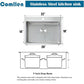22x18 Inch Drop in Kitchen Sink