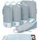 6 Set Compression Packing Cubes for Travel (6 Count)