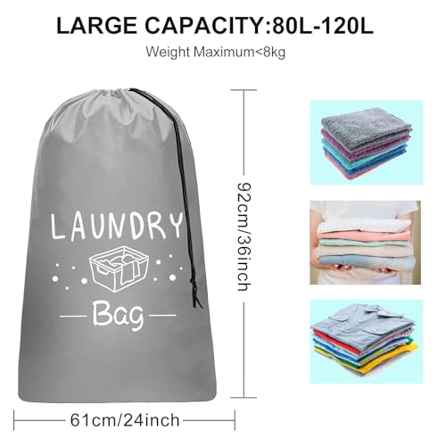 2 Pack Extra Large Travel Laundry Bag (2 Count)