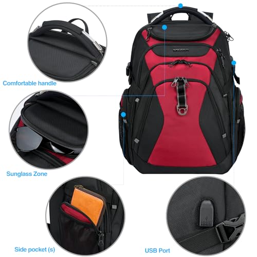 Laptop Backpack 18.4 Inch XXXL Computer Backpack for Men