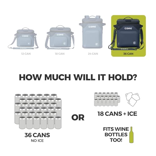 Magnetic Leak Proof 36 Can Soft Cooler with Waterproof Zipper