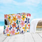 Large Beach Bags Totes Canvas Tote Shoulder Bag Soft Wave Water Resistant Bags for Gym Travel Daily Ocean