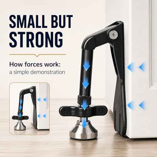 Portable Door Stopper Door Lock for Travel Anti Theft Door Blocker