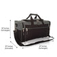 21" Blank Sports Duffle Bag Gym Bag Travel Duffel with Adjustable Strap in Gray