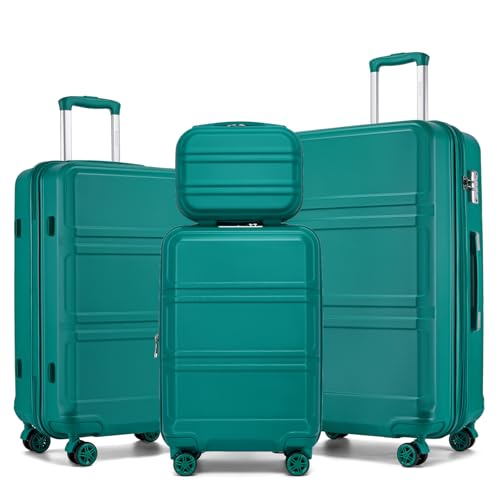 4 Piece Luggage Sets Expandable with Spinner Wheels TSA Lock (4 Count)