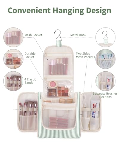 Large Hanging Travel Toiletry Bag for Women