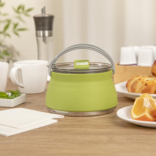 1L Green Silicone Collapsible Kettle