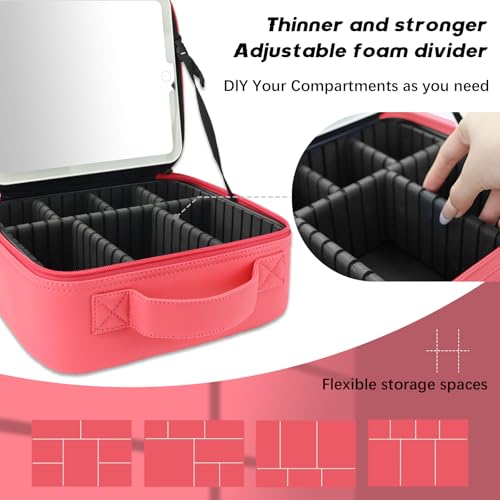 Makeup Bag with Led Mirror