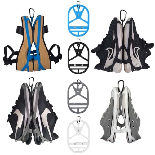 Shoe Holster For Backpack with Clip Hanger. Footwear Holster Holder with Clip for Sneakers