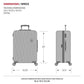 7272 Energie Expandable Hardside Luggage with Spinner Wheels and TSA Lock