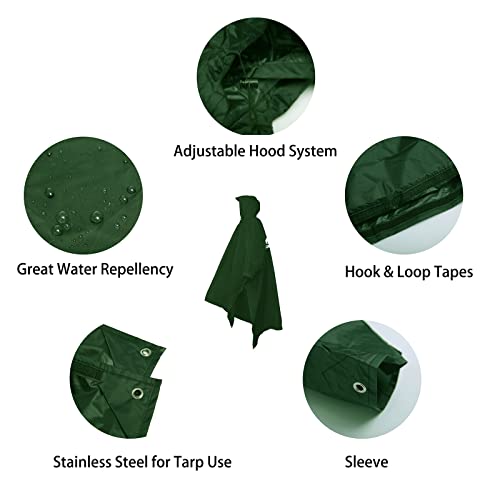 Rain Ponchos for Adults