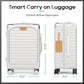 20 Inch Carry on Luggage with Front Pocket and Cup Holder