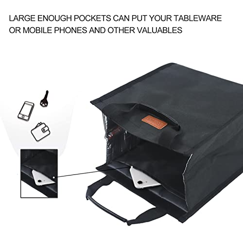 Lunch Bags for Women Insulated Reusable Lunch Tote with Internal Pocket (2 count)