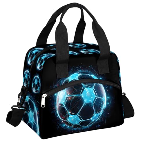 Soccer Ball Lunch Bag for Women Girls (B 017)