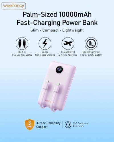 Mini Portable Charger with Built