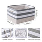 Storage Basket Fabric Basket with Handles Dog Toy Basket Cloth Storage Bin Shelf Basket Decorative Storage Basket Shoe Basket Gift Basket