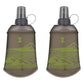 Soft Flask 200ml Collapsible Running Water Bottles (2 Count)