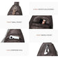 Sling Bag for Women Crossbody Fanny Pack Sling Purse Backpack Vegan Leather Travel Handbag Cross Over Shoulder Bag Gifts for Women Coffee