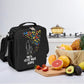 Autism Lovely Kids Lunch Box for Girls Boys Reusable Insulated Lunch Bag for Kids Toddler Thermal Cooler Spacious Lunchbox with Shoulder Strap Lunchbag for School Work Picnic (print 11)