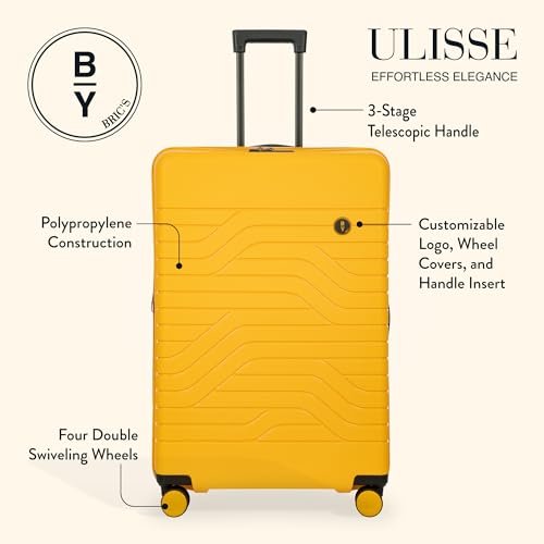 B Y Ulisse Checked Luggage with Spinner Wheels