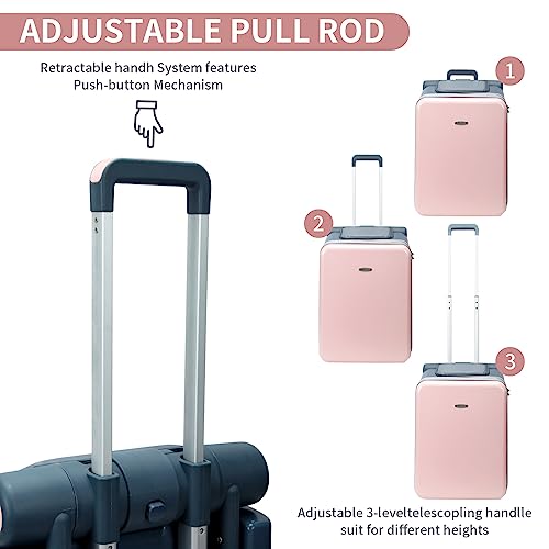 Expandable Luggage with Spinner Wheels
