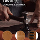 Wallet for Men RFID Blocking Genuine Leather Mens Wallets Bifold with 1 ID Window 15 Card Slots tan