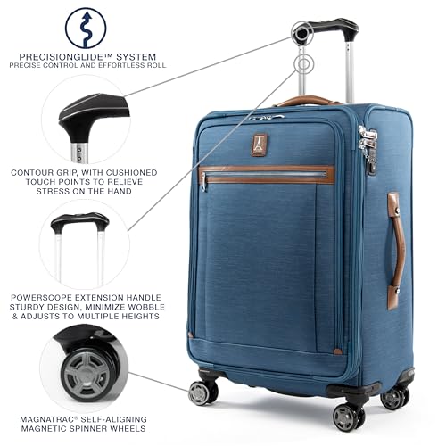 Platinum Elite Checked Luggage Spinner