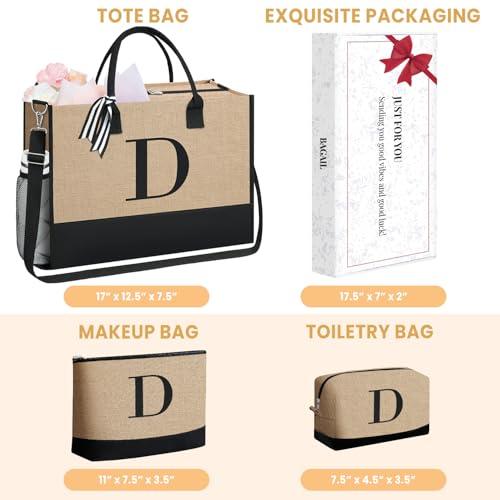 Initial Tote Bag