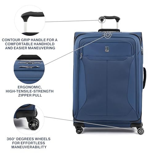 Tourlite Softside 29" Expandable Luggage with 4 Spinner Wheels