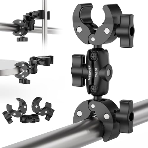 Double Super Clamp Mount with Magic Arm