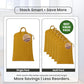 LFH Home Large Premium Cotton Rich Canvas Laundry Bag with Drawstring and Handles Heavy Duty (6 Count)